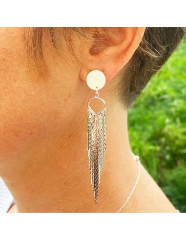 Boucle d'oreille clip Uptown Argenté 2