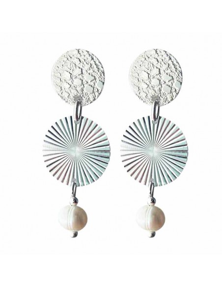 Boucles d'oreilles clips argent 925 Océane