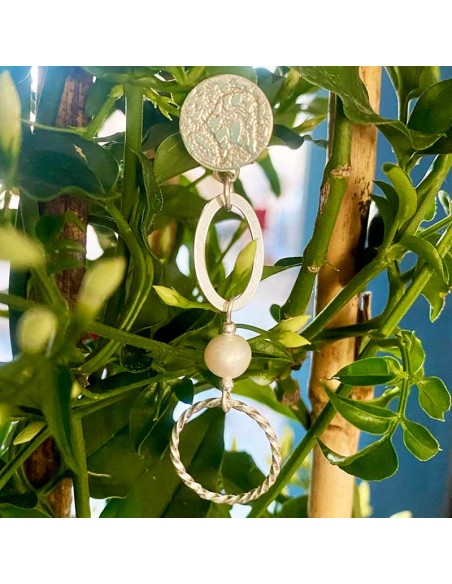 Boucles d'oreilles clips argent 925 Beverly