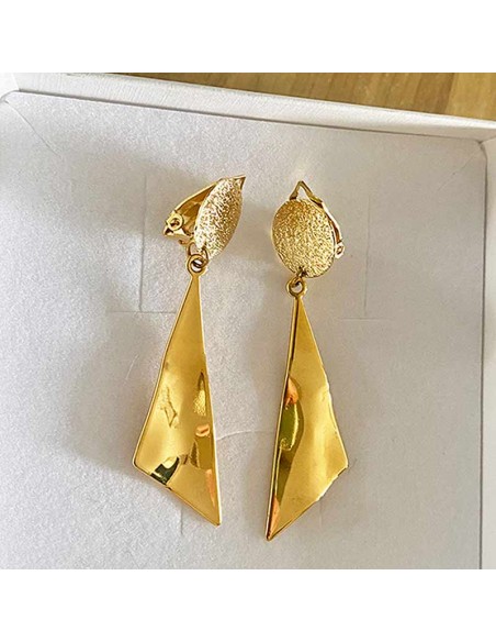 Boucles d'oreilles clips Plaka