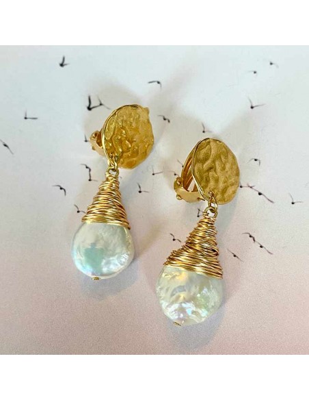 Boucles d'oreilles à clips Derviche