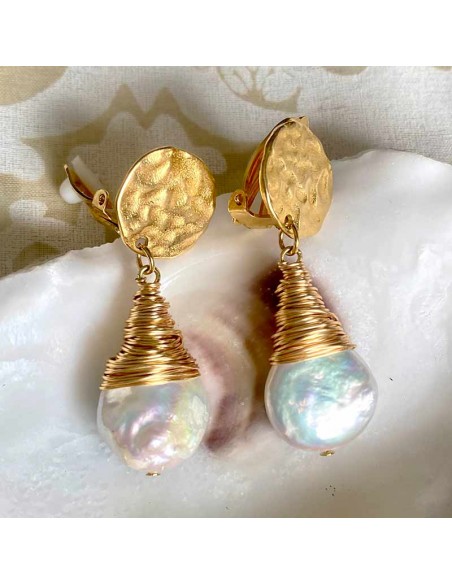 Boucles d'oreilles à clips Derviche