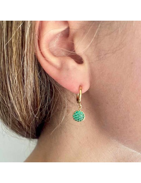 Boucles d'oreilles à clips Onyx