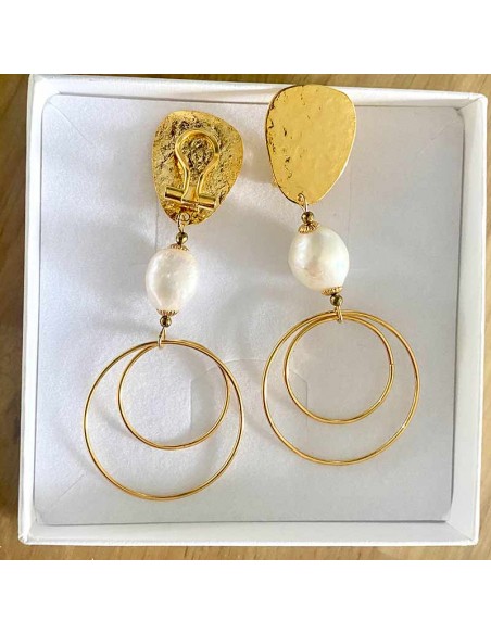 Boucles d'oreilles clips Milady