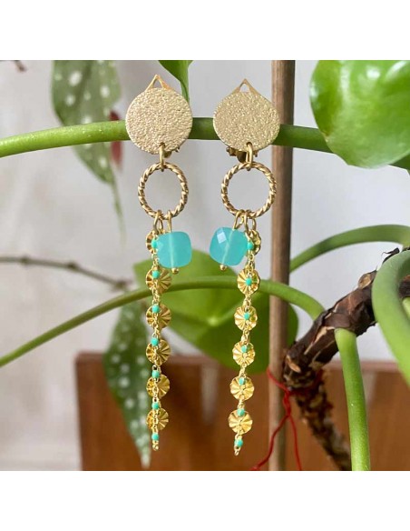 Boucles d'oreilles clips Liane