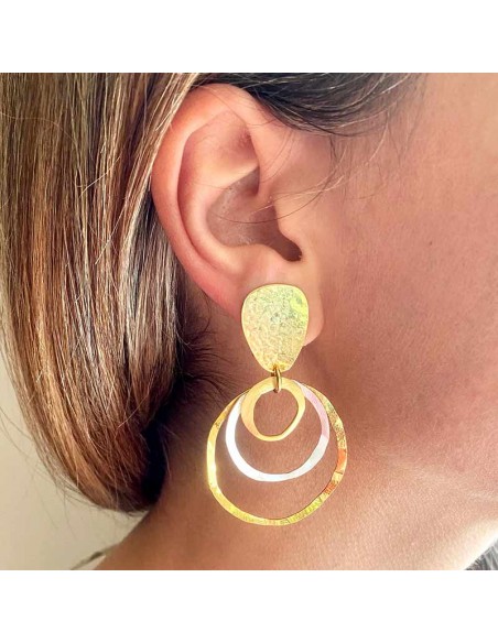 Boucles d'oreilles clips  " Do It "