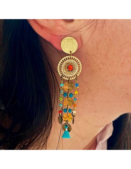 Boucles d'oreilles à clips Krishna