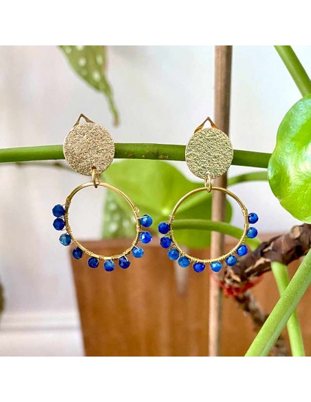 Boucles d'oreilles à clips Gaïa