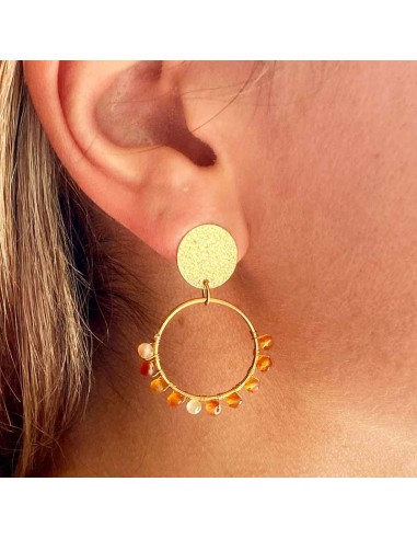 Boucles d'oreilles à clips Gaïa