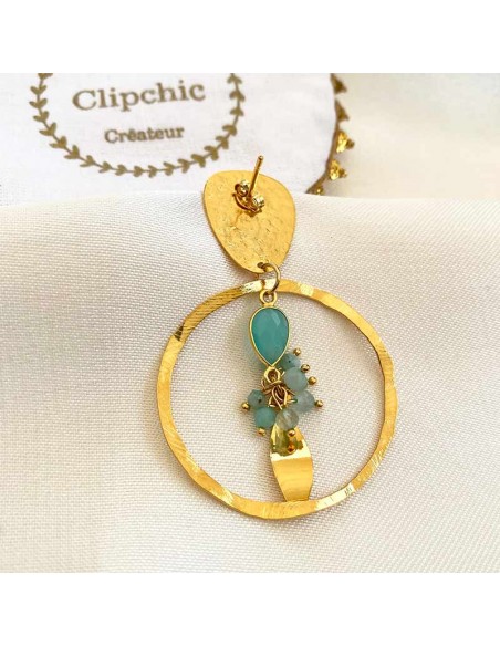 Boucle d'oreille créole antibes