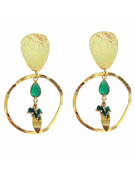 Boucle d'oreille créole antibes