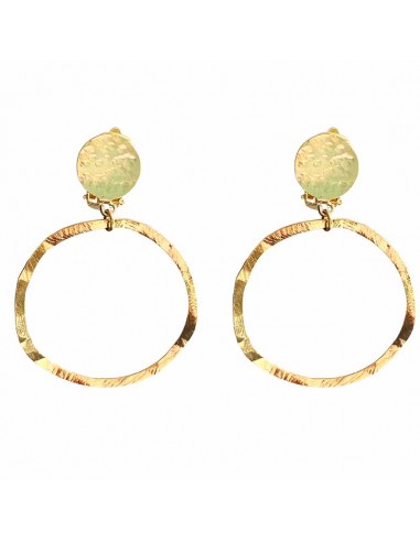 Boucles d'oreilles à clips créole Wild