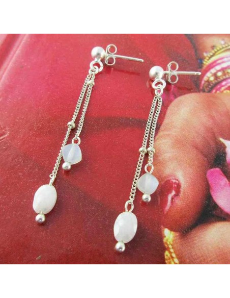 Boucles d'oreilles argent Lapis Lazuli