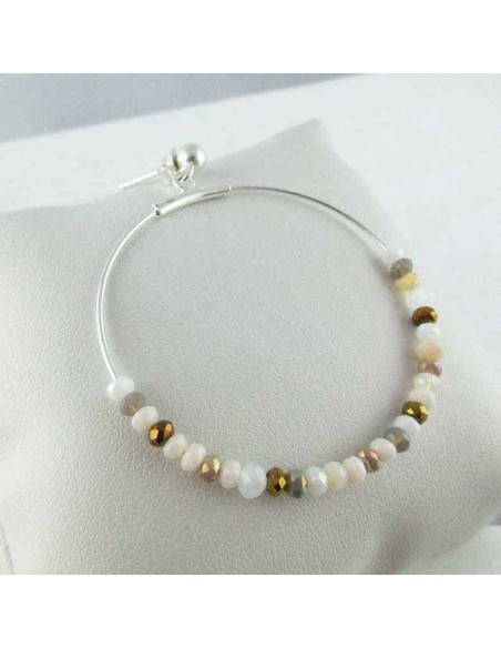 Boucles d'oreilles créoles en argent 925