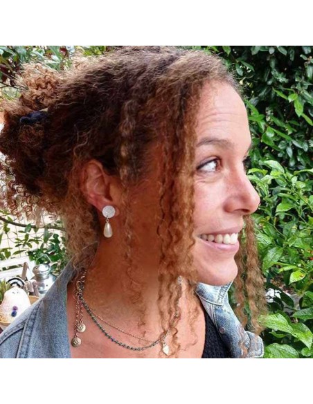 Boucles d'oreilles gouttes Swarovski