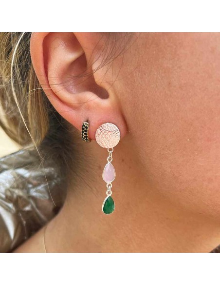 Boucles d'oreilles clips Napoli  argent 925