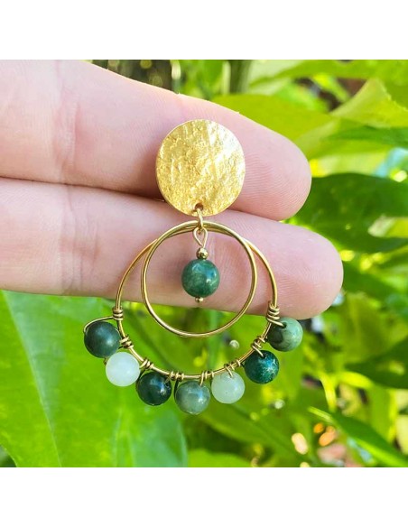 Boucles d'oreilles clips Créoles San Marco