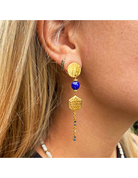 Boucles d'oreilles à clips  Kilim