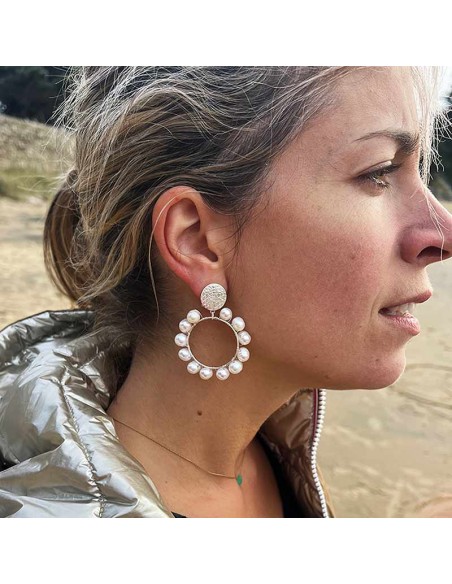 Boucles d'oreilles clips Mostra argent 925