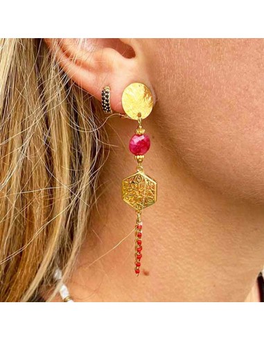 Boucles d'oreilles à clips  Kilim