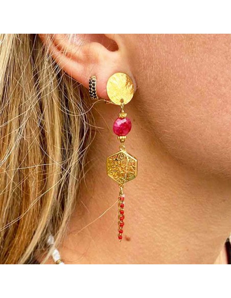 Boucles d'oreilles à clips  Kilim