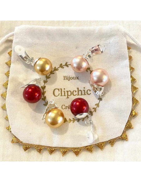 Boucle d'oreille clip Swarovski