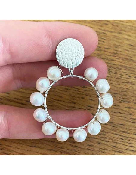 Boucles d'oreilles clips Mostra argent 925