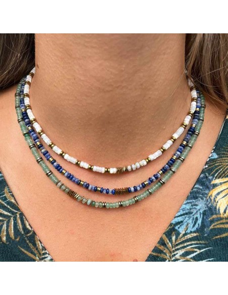 Collier Nacre Heishi