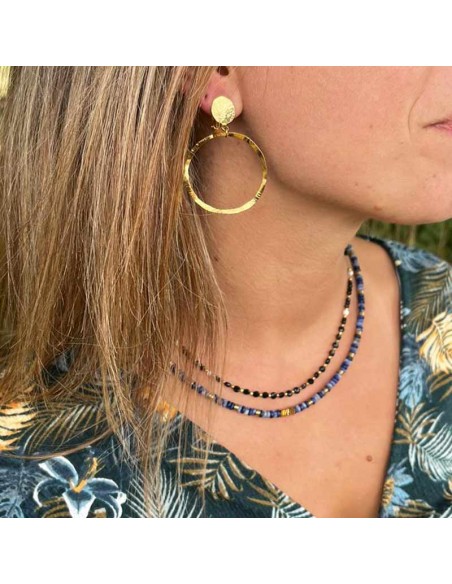 Collier Lapis Heishi