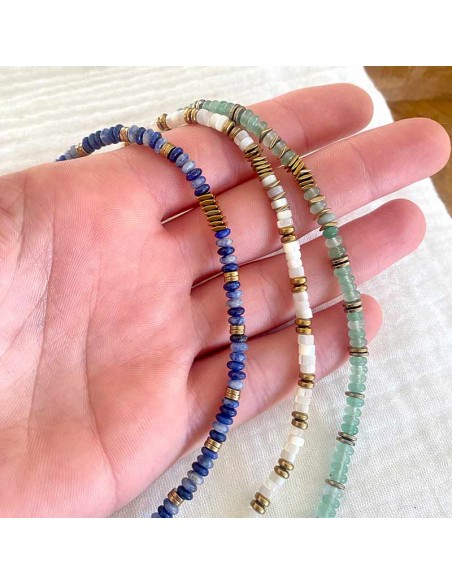 Collier Lapis Heishi