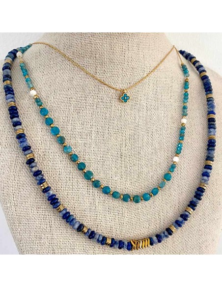 Collier Lapis Heishi