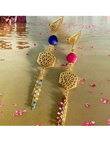 Boucles d'oreilles à clips  Kilim 2