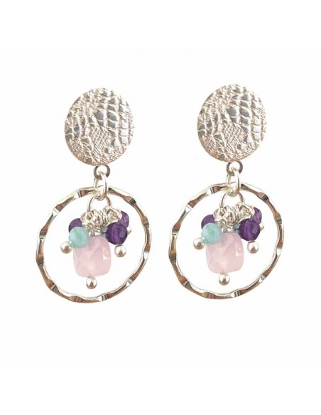 Boucles d'oreilles clips Argent Eden