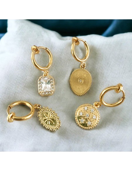 Boucles d'oreilles clips Minimaliste