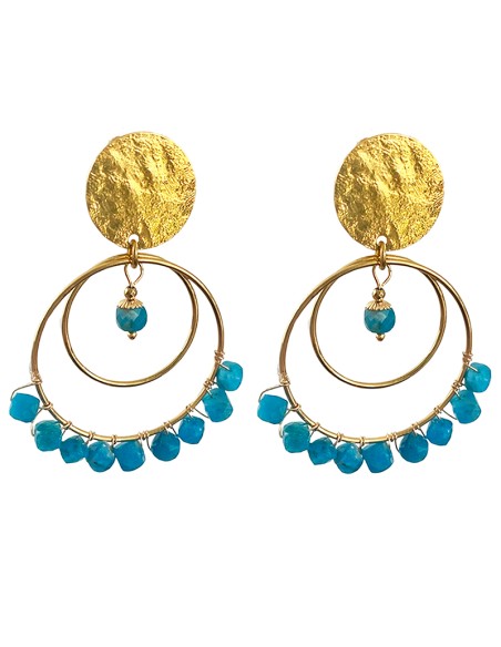 Boucles d'oreilles clips créole San Marco