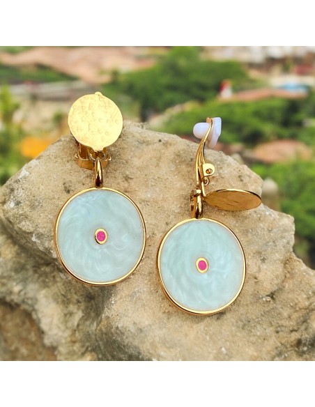 Boucles d'oreilles à clips Fjord