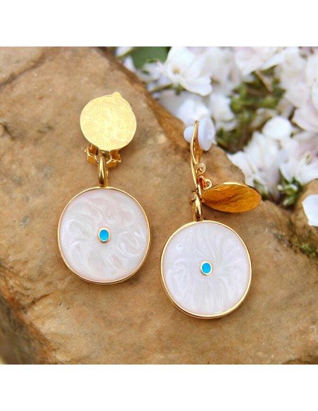 Boucles d'oreilles à clips Fjord