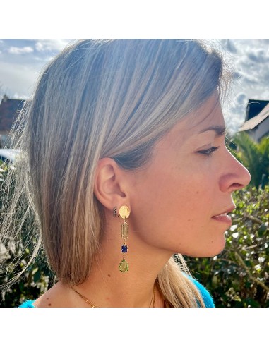 Boucles d'oreilles clips pendantes Mazarine 2