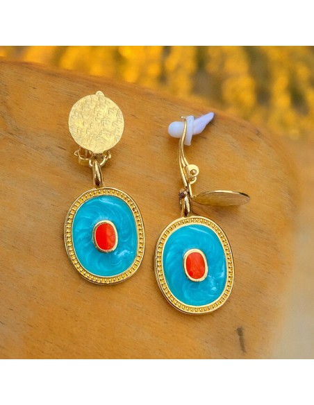 Boucles d'oreilles clips Sunset