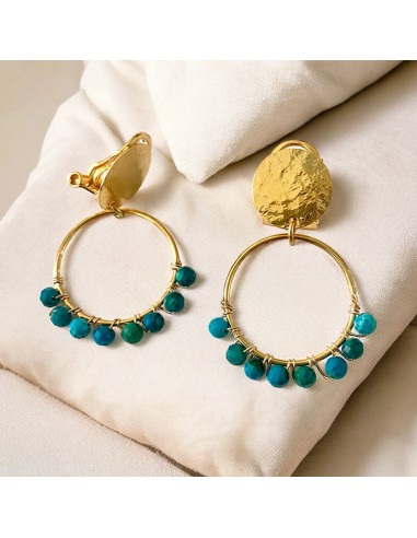 Boucles d'oreilles à clips Gaïa