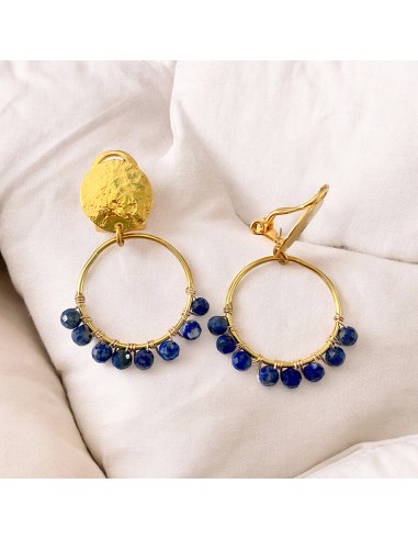 Boucles D'oreilles Clips En Résine WG151 - Occasion, état Neuf