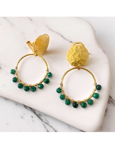 Boucles d'oreilles à clips Gaïa