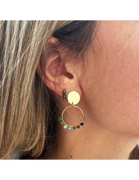 Boucles d'oreilles à clips Gaïa