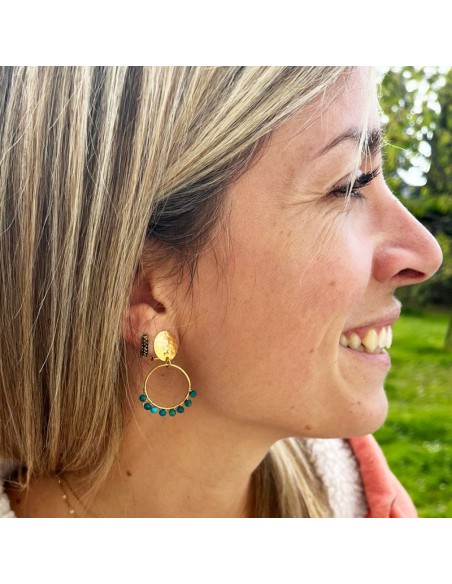 Boucles d'oreilles à clips Gaïa