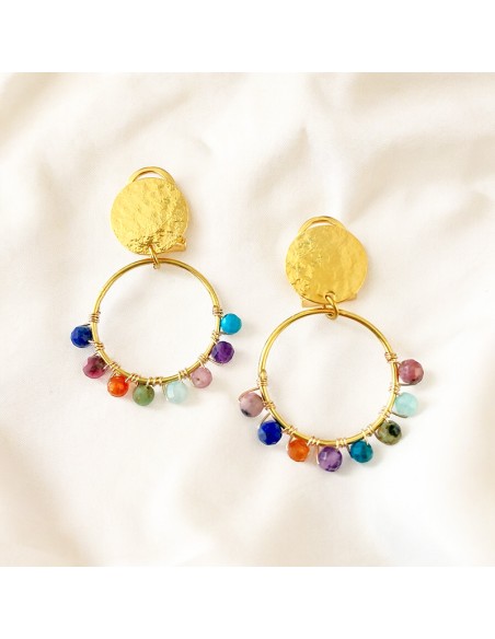 Boucles d'oreilles à clips Gaïa