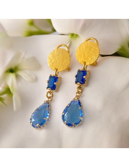 Boucles d'oreilles clips Barcelona