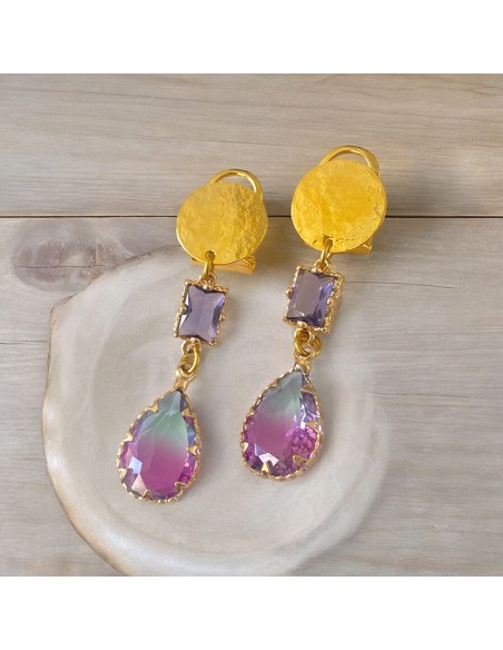 Boucles d'oreilles clips Barcelona