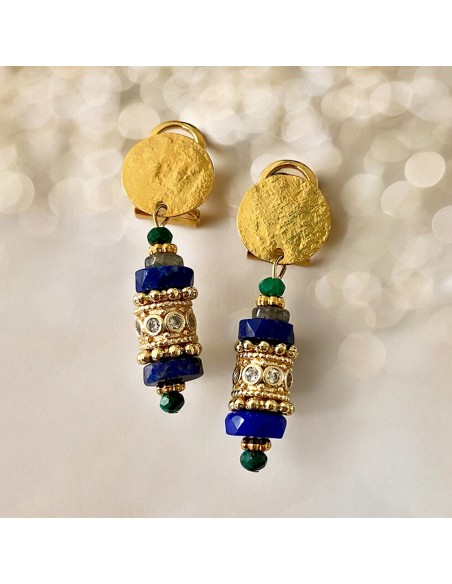 Boucles d'oreilles à clips Rhodes